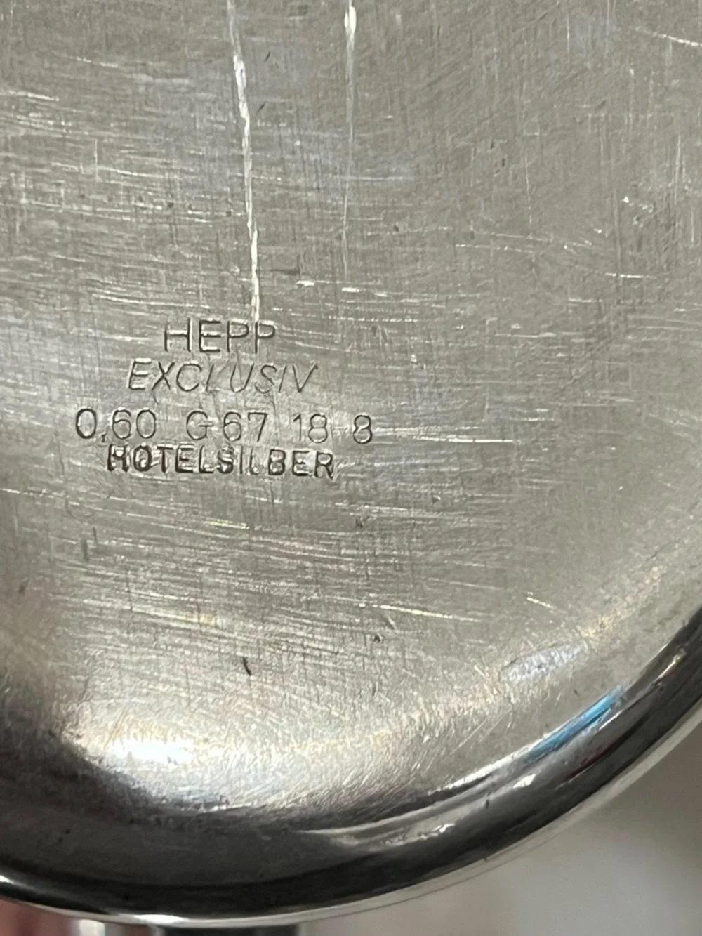 HEPP Exclusiv Hotelsilber German Silverplate Coffee Pot Server 4 Cup Vintage
